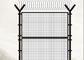 posta del quadrato di Mesh Fence With Razor Wire Y del cavo saldata 4.5mm di 4.0mm