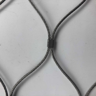 Forte flessibile della corda di acciaio inossidabile rete 1x7 inanellato