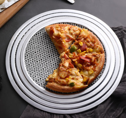 Non bastone a 8 pollici --22inch Mesh Pizza Screen Customized Size di alluminio