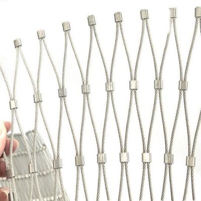 Corda Mesh Light Weight High Strength di Diamond Flexible Stainless Steel Wire