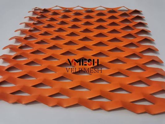 Architettura Reti Metalliche Fassate Edifici Pannello di soffitto Aluminio Reti Metalliche espanse