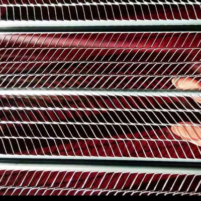 Maglia di supporto per la matrice di stalla galvanizzata da costole di acciaio 1,1 x 3 m