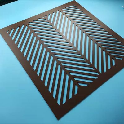 acciaio inossidabile perforato di Mesh Panels Laser Cut Facade di spessore di 2.0mm decorativo