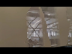 Rivestimento in polvere di metallo perforato di alluminio per lamiere da costruzione