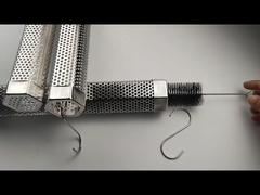 Acciaio inossidabile pellet perforato BBQ fumatore tubo macchia