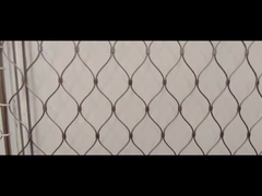 Flessibile AISI 304 Architettura Wire Rope Mesh 40*40mm 50*50mm Apertura