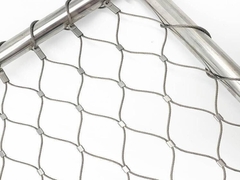 Ferrule architettoniche decorative con rete flessibile di corda in acciaio inossidabile