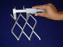 Forte 1.5 mm in acciaio inossidabile Maglia di metallo estesa per la piattaforma di passerella