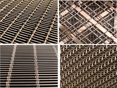 Rete metallica architettonica con area aperta 30%-60% 0,5mm-4,0mm per ringhiere scale