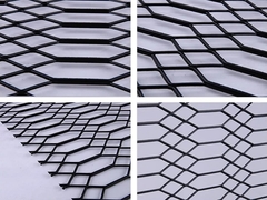 Moderno design caldo immerso in acciaio galvanizzato metallico gothic mesh espanso