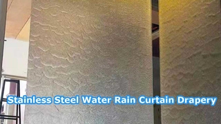 Maglia a cascata per la decorazione di hotel e centri commerciali