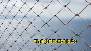 L'applicazione della rete per voliera per uccelli zoo in acciaio inossidabile 316