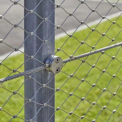 Griglia di corda in acciaio inossidabile a ossidazione nera da 1 mm per gabbie per uccelli