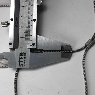 SS304 Ferrule Diamante Flessibile Inossidabile Acciaio Inossidabile Filtro di Cavo di rete di corda