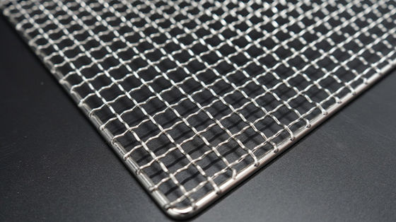 Rete per griglia BBQ in acciaio inossidabile 304, rotonda 165-550mm, resistente alle alte temperature
