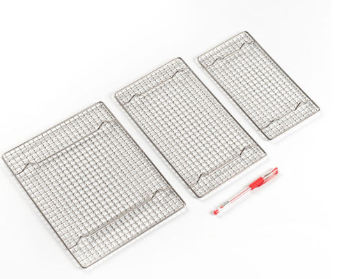 Rete per griglia BBQ in acciaio inossidabile 304, rotonda 165-550mm, resistente alle alte temperature