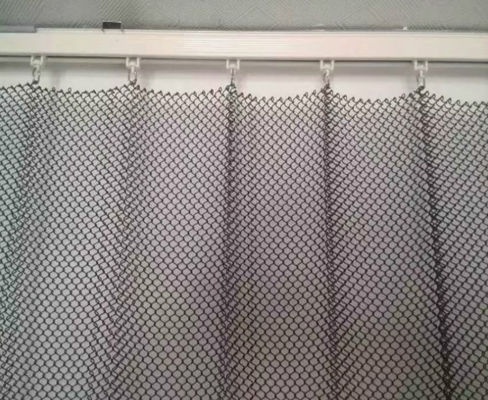 Metallo architettonico Mesh With Gold Color del balcone di progettazione moderna
