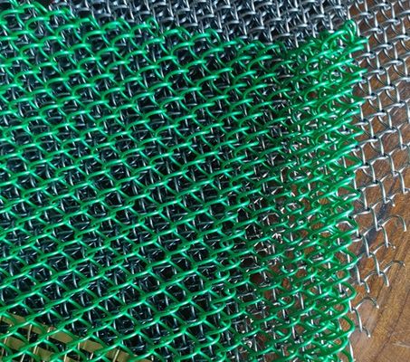 Divisore per pareti divisorie a maglia di metallo architettonico anodizzato su misura