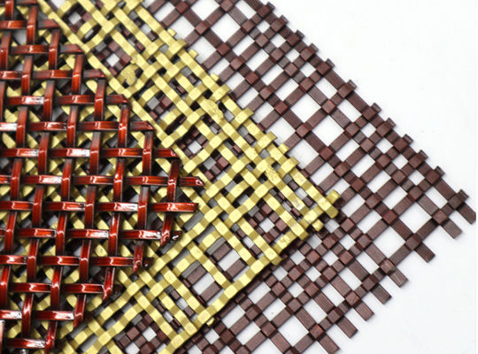 Divisore per pareti divisorie a maglia di metallo architettonico anodizzato su misura