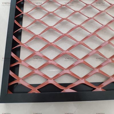 Rete metallica stirata in alluminio anodizzato verniciato a polvere colori personalizzati