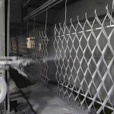 Rete metallica espansa rivestita in PVC Rete metallica espansa zincata per protezioni per finestre