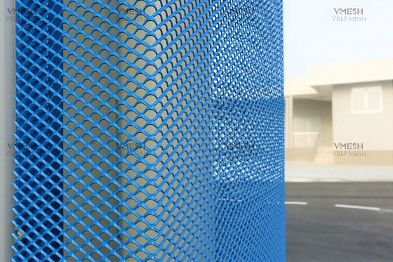 Pannelli per soffitto in metallo espanso di alluminio nero PVDF