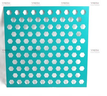 Rivestimenti per facciate metalliche perforate in alluminio per pareti decorative