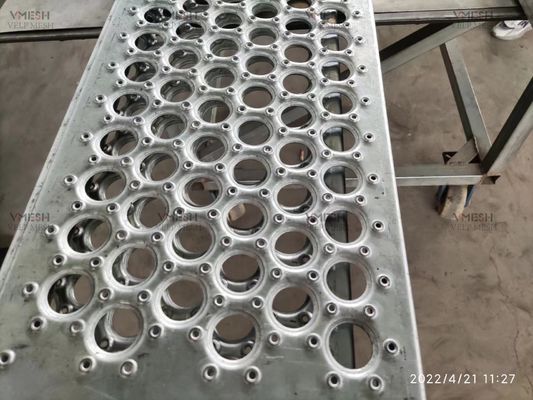 Griglia di presa di diamanti in acciaio galvanizzato per le passerelle di sicurezza industriale