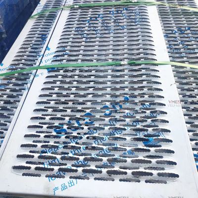 Griglia di sicurezza per passeggiate di piastre perforate galvanizzate antiscivolo a caldo