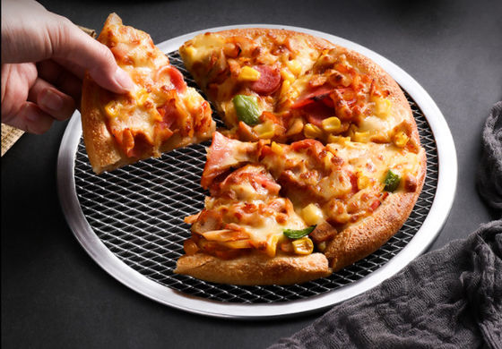 Disco da forno per pizza in alluminio da 6-18 pollici, alta resistenza, antiruggine