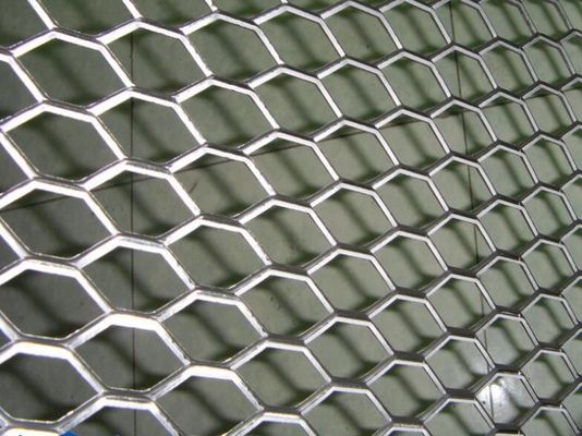 Rete metallica espansa con rivestimento a polvere zincata per recinzione di sicurezza esterna