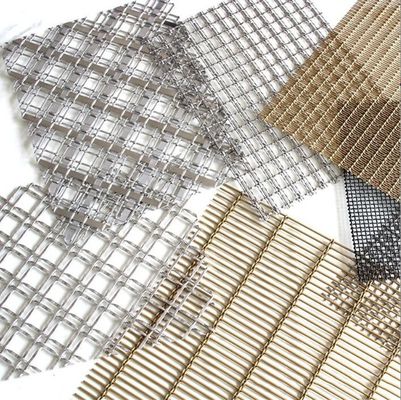 Pannello in rete decorativa per esterni di edifici in colore personalizzato Rete architettonica anodizzata