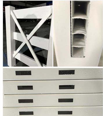 3 binari 1,8*2,5m recinzione agricola in PVC recinzione in plastica in vinile ranch paddock cavallo