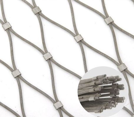 Griglia di filo di acciaio inossidabile 80x80mm per gabbie per animali zoo