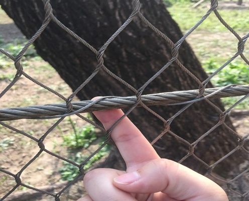 Griglia di cavi in acciaio inossidabile a ossidazione nera 3 mm per decorazioni