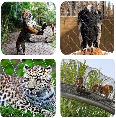 Rete metallica in filo di acciaio inossidabile 304/316 per recinzioni di zoo