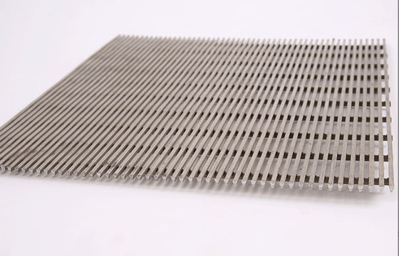 0.2mm SS304 tela a filo di cuneo pannello piatto personalizzato