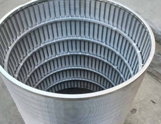 316 Stainless Steel Wedge Wire Filter Screen per il canale d'acqua
