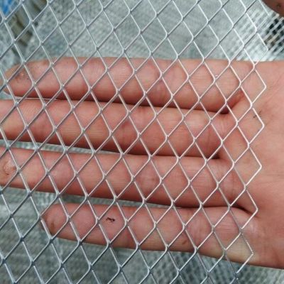 Rete metallica stirata in alluminio a fori a diamante per sistemi a soffitto