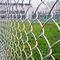50*50mm Hot Dip Galvanized Chain Link Wire Mesh Fence per la rete di campo da calcio