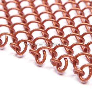 Decorativo alluminio metallo reticolato tenda catena draperio tessuto camino rete di filo reticolato metallo bobina reticolato tenda di soffitto