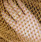 Cornice a maglia a catena a spirale metallica decorativa colorata