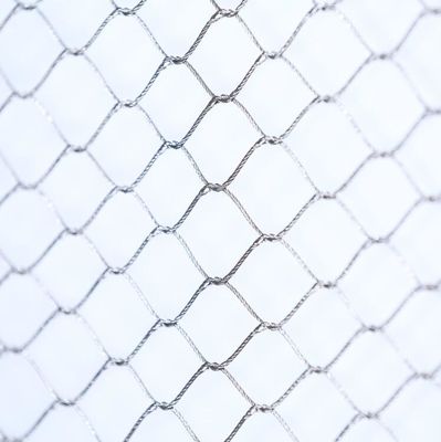 Rete di sicurezza di filo di acciaio inossidabile di qualità superiore 304 per recinzioni di sicurezza
