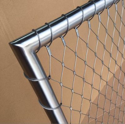 Rete di sicurezza di filo di acciaio inossidabile di qualità superiore 304 per recinzioni di sicurezza