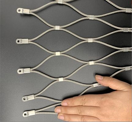 Griglia di corda in acciaio inossidabile flessibile e resistente per ringhiera di ponte e recinzione di sicurezza