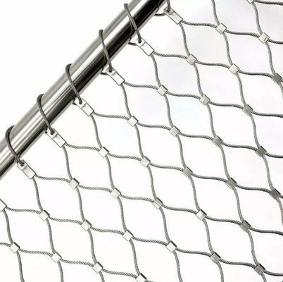 Griglia di corda in acciaio inossidabile flessibile e resistente per ringhiera di ponte e recinzione di sicurezza