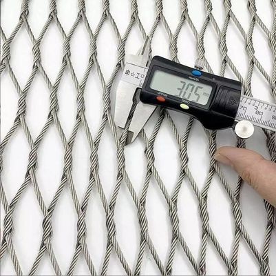 Alto grado di flessibilità Nodo a rete di filo di acciaio inossidabile
