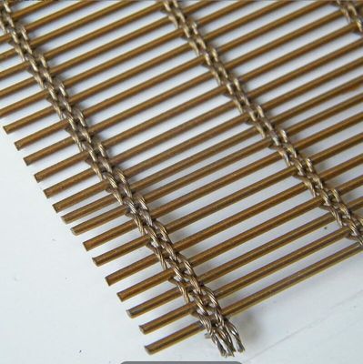 Acciaio inossidabile tessuto a maglia piatta architettonica