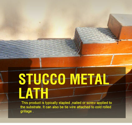 1.75lbs 2.5lbs G60 zinco Stucco Wire Mesh Lath metallo galvanizzato