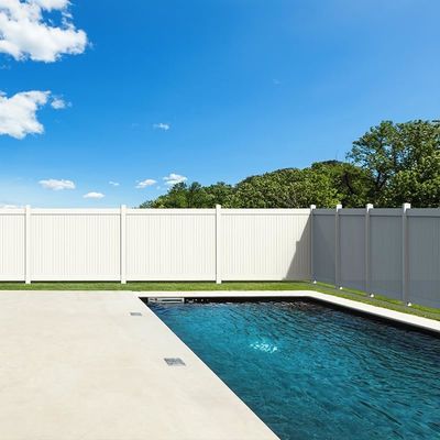 Pvc Fence Panels Vinyl Privacy Fence 6x8ft per edifici da giardino